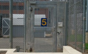 2200 Pedestrian Swing Gate System Tymetal for correctional systems